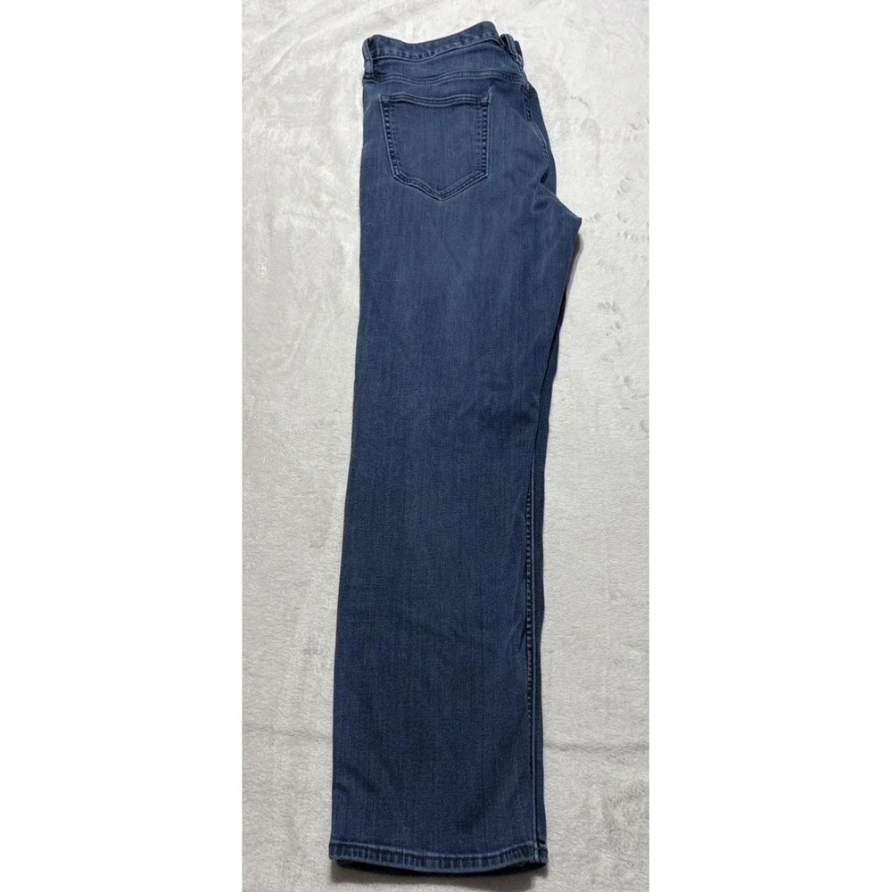 Banana Republic Traveler Jeans Mens 35x30 Blue Denim Stretch Regular Straight